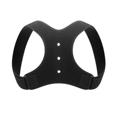 Black posture corrector on a white background